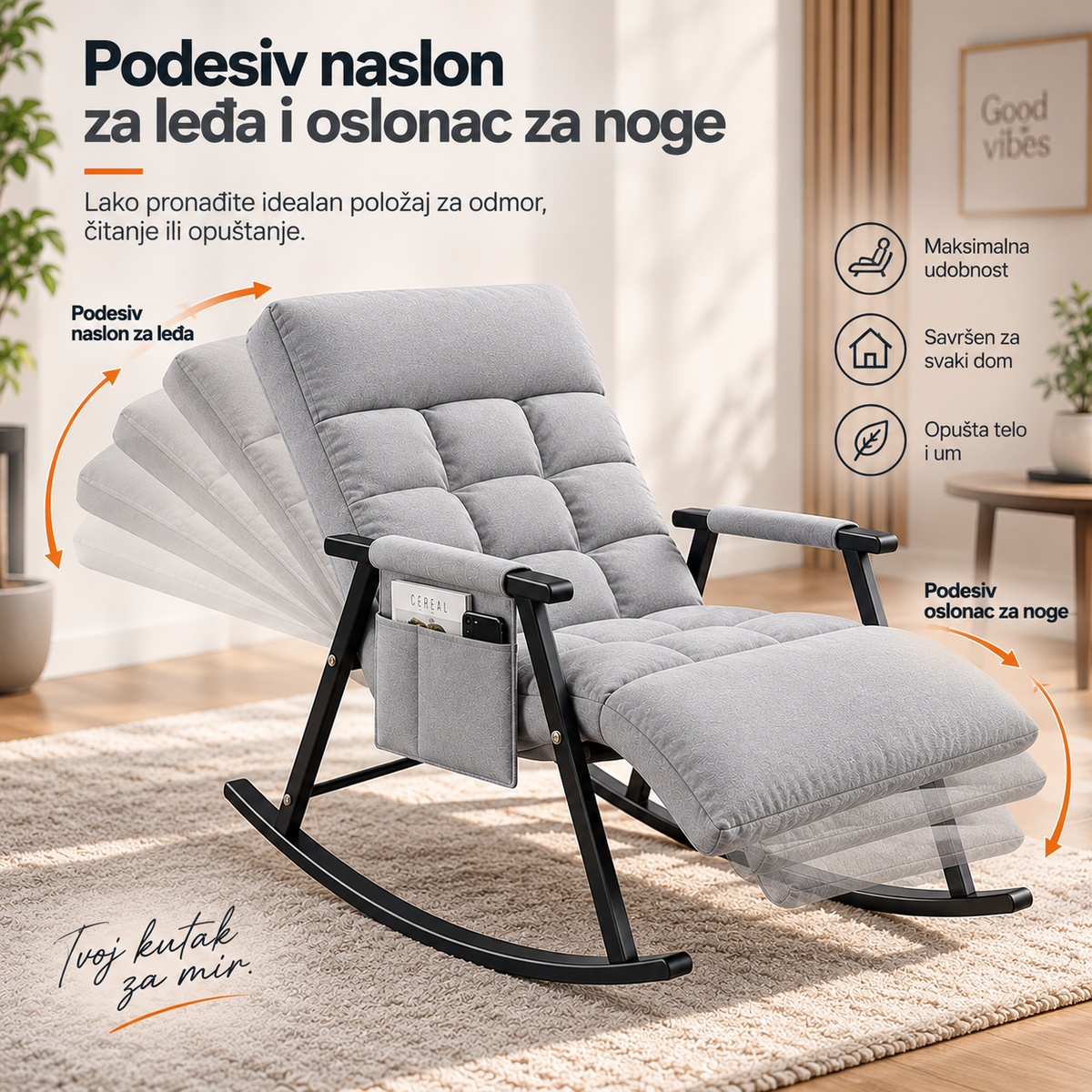 Nordijska ljuljaška fotelja
