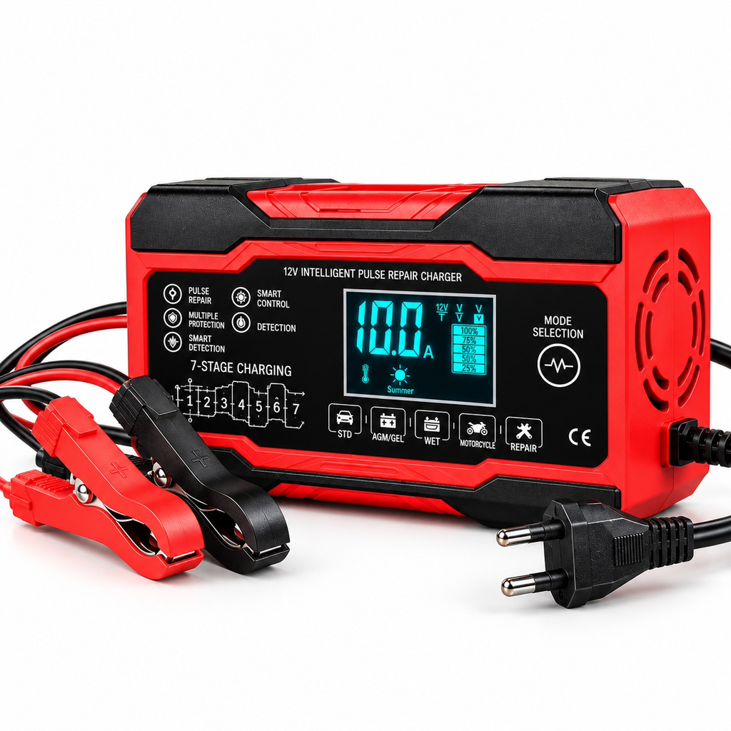 Pametni punjač za akumulator 12V 6A