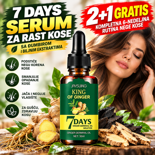 Serum za rast kose na bazi djumbira